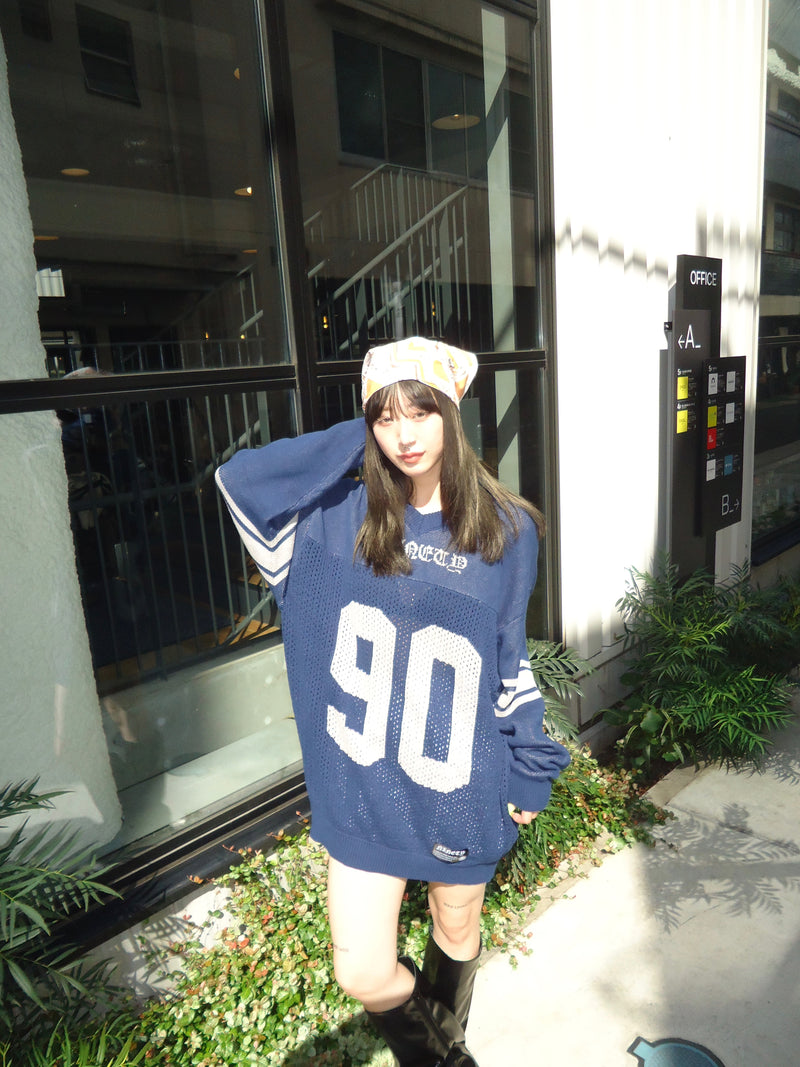 90 Numbering Mesh Knit