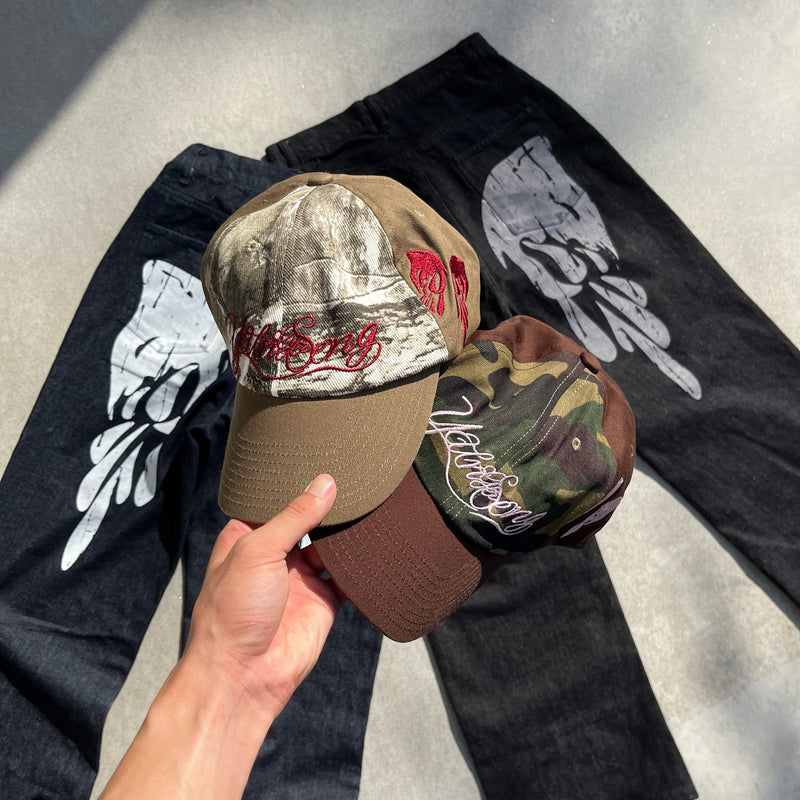 Angel logo bi-color cap 