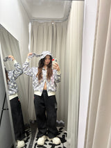 Rabbit Ear Zip Hoodie