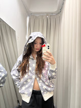 Rabbit Ear Zip Hoodie