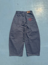 Stripe Tuck Buggy Pants