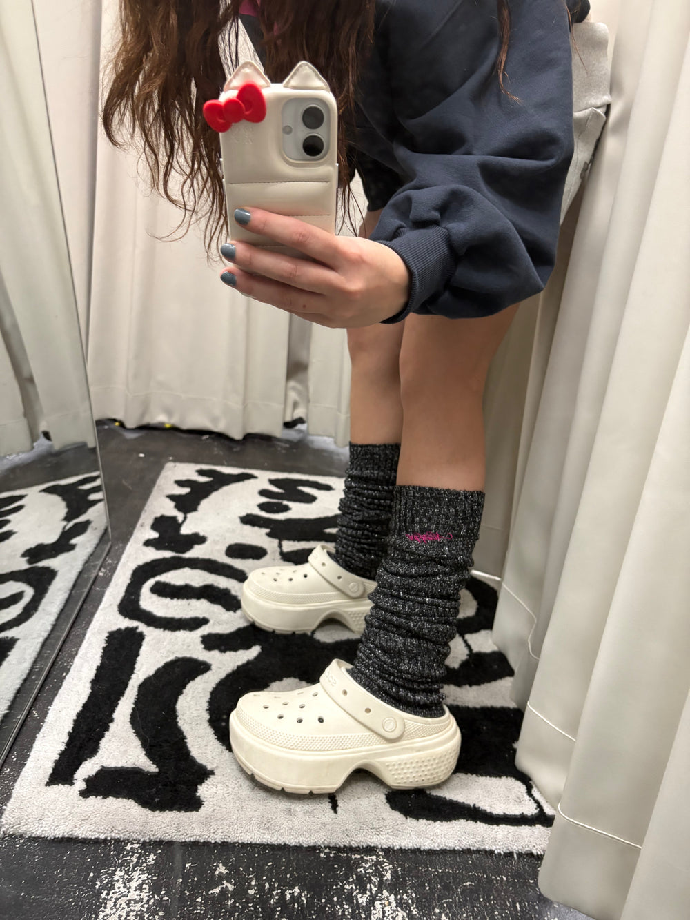 Glitter Loose Socks – YZ