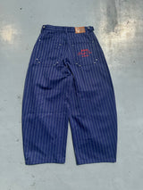 Stripe Tuck Buggy Pants