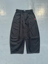 Stripe Tuck Buggy Pants