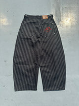 Stripe Tuck Buggy Pants