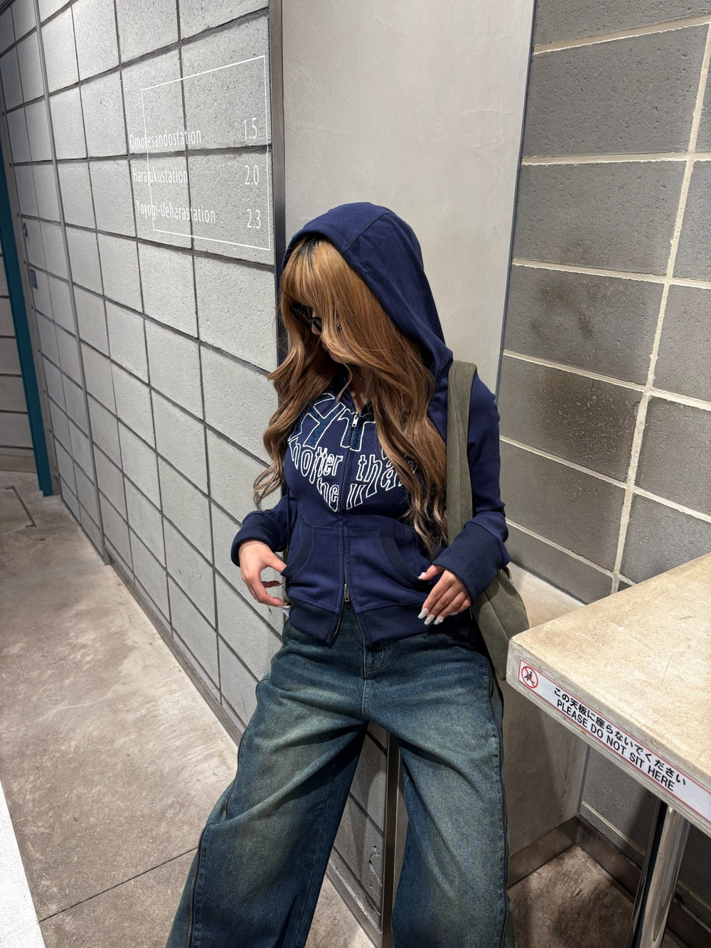 lace heart logo hoodie – YZ