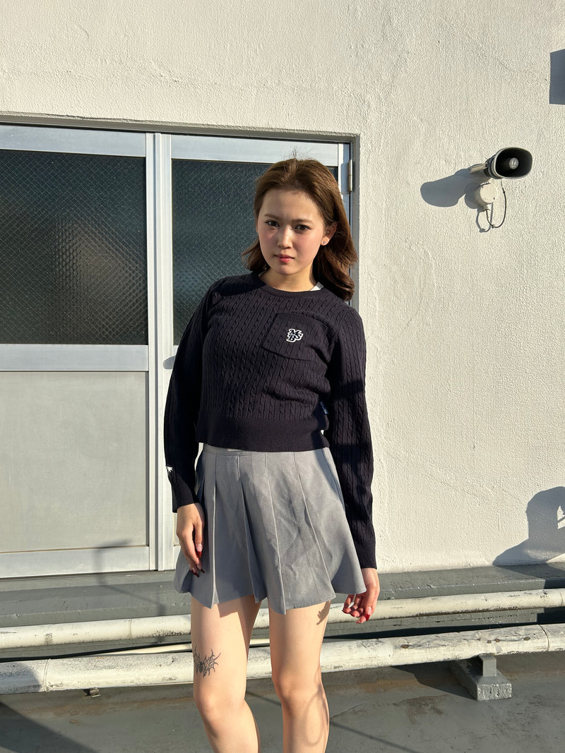 cable short knit