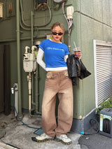 閃閃發亮的繭形水洗牛仔布 