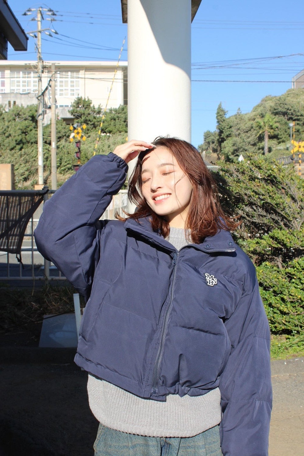 reversible puffy jacket – YZ