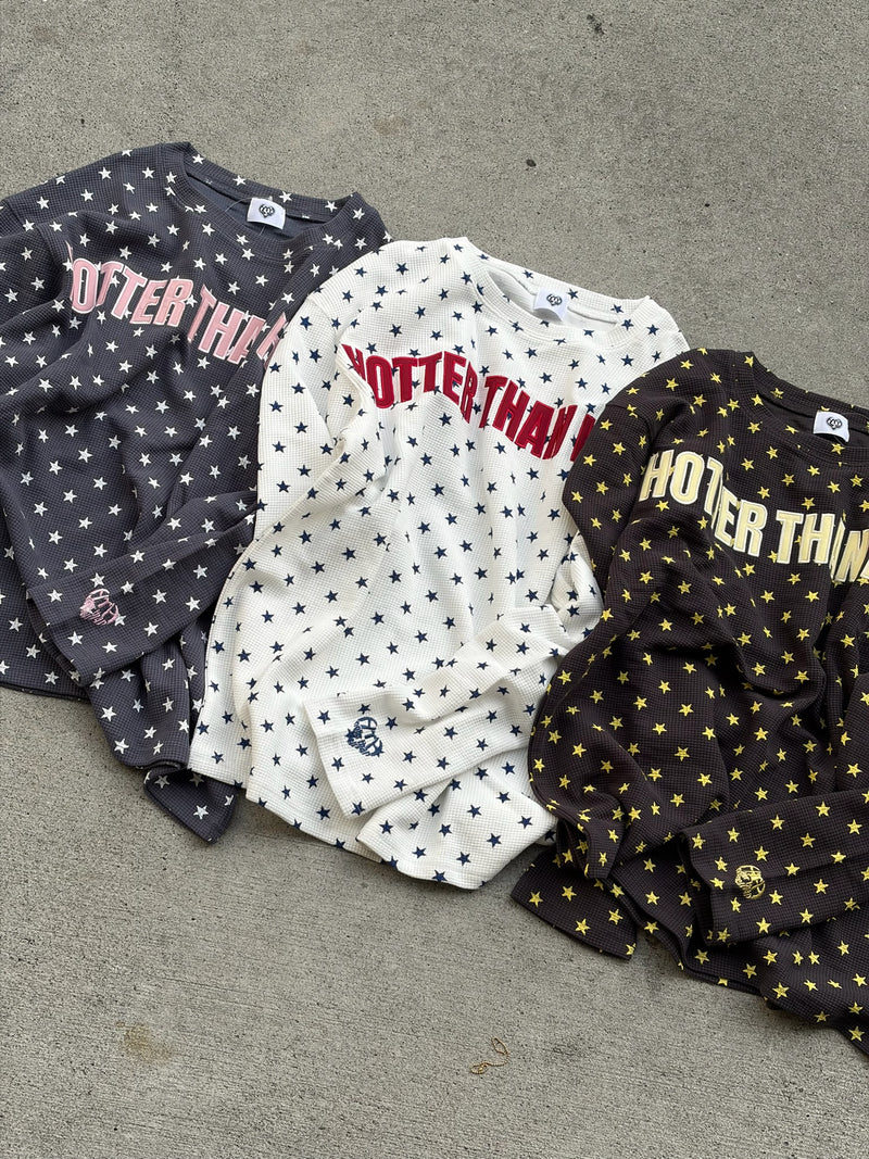 star waffle long tee – YZ