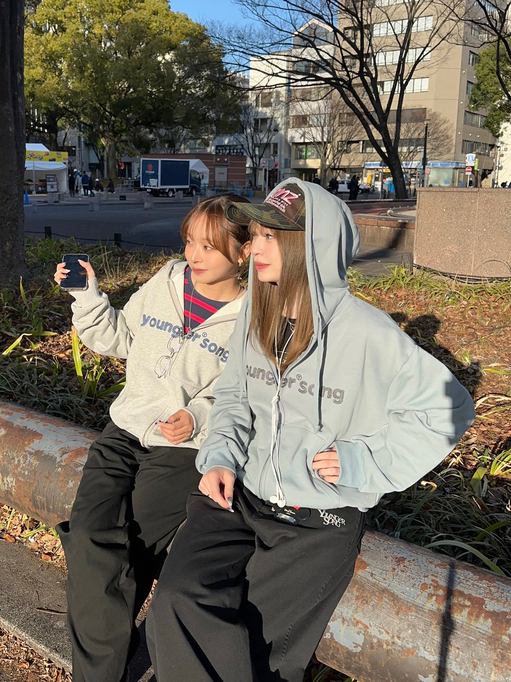 SC logo zip hoodie – YZ