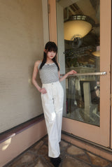 slim straight denim