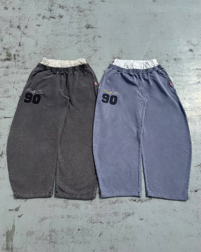 90 Number Layered Sweat pants
