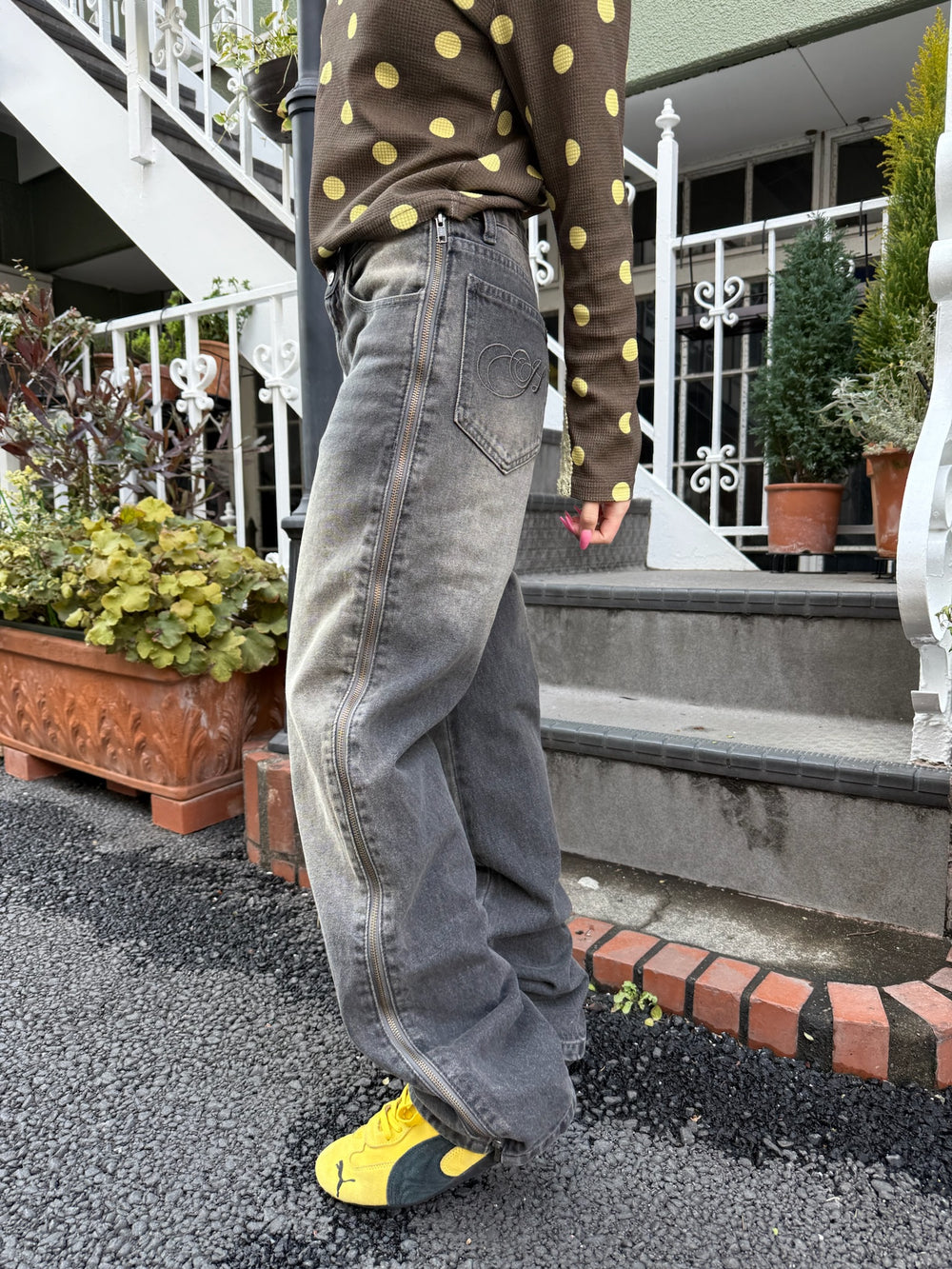 side zip 3way denim – YZ