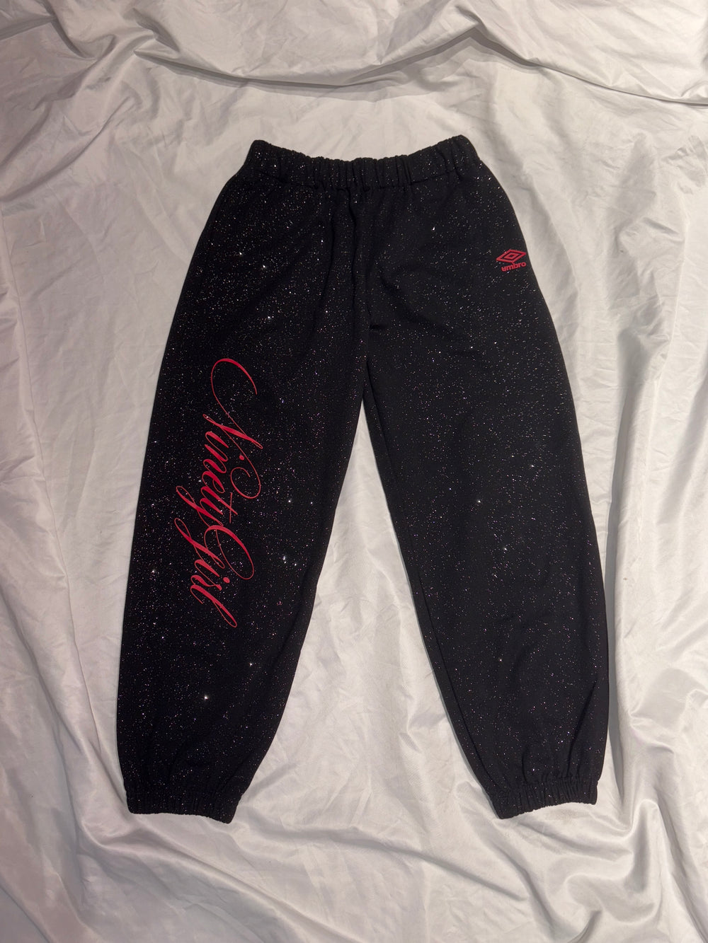 9090girl × umbro Feather Logo Glitter Sweat Pants – YZ
