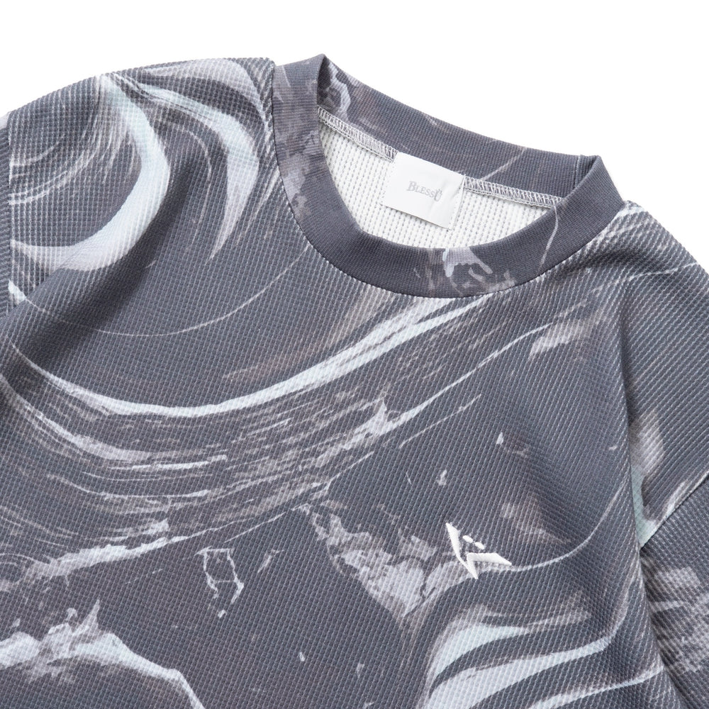 BU FUME PATTERN THERMAL S/S TEE – YZ