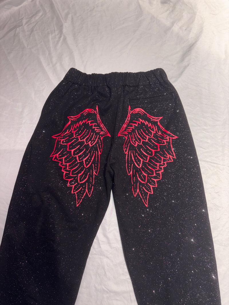 9090girl × umbro Feather Logo Glitter Sweat Pants