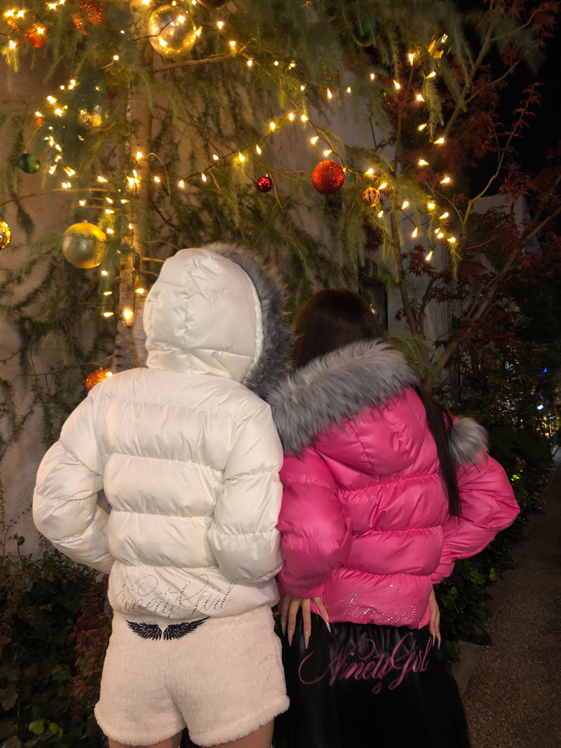 9090 girl Y2K Bombom Down Jacket