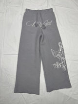 Ninety Girl Logo 針織褲 