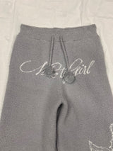 Ninety Girl Logo 針織褲 