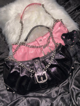 Ninety Girl Leather Chain Bag