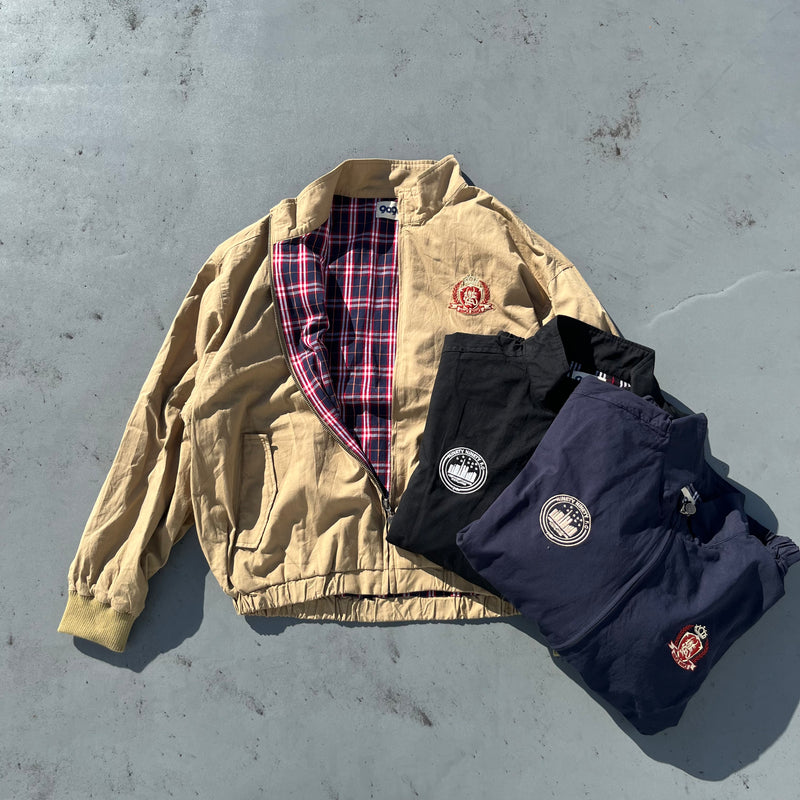 Emblem Logo Short Blouson – YZ Emblem Logo Short Blouson – YZ