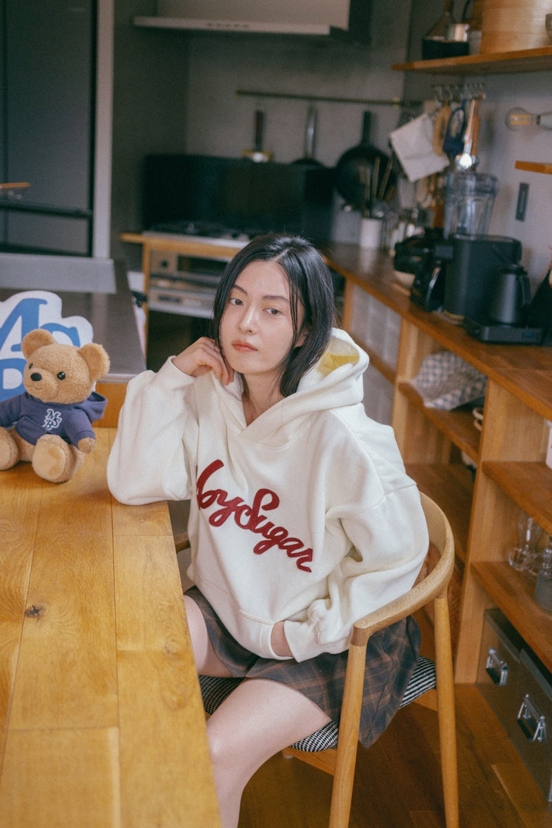 FELT LOGO HOODIE