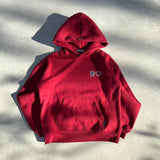 heart patch logo hoodie