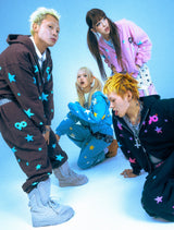 90星光满印连帽衫 