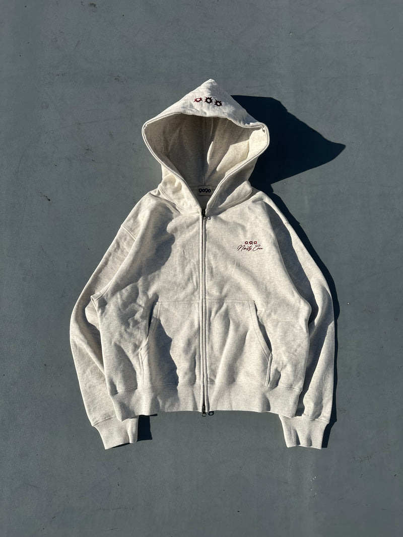 Bullet Logo Zip Hoodie – YZ