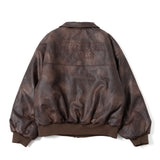 eco leather bomber jacket