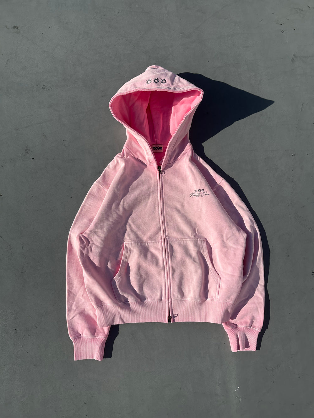 Bullet Logo Zip Hoodie – YZ