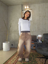 kirakira cocoon washed denim