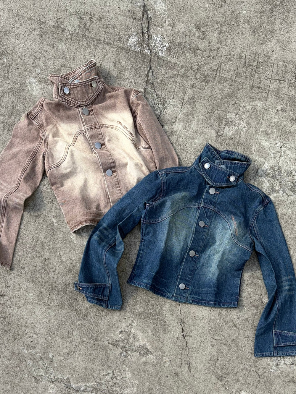 neck point denim jk – YZ