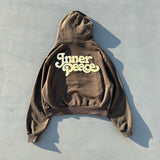 the inner peace logo zip hoodie