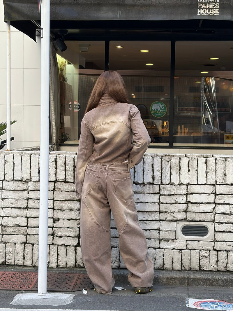 neck point denim jk – YZ
