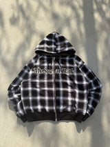 リバーシブルジップフーディー 