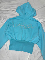 Ninety Girl Shaped Zip Hoodie 