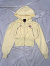 Ninety Girl Shaped Zip Hoodie 