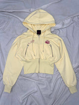 Ninety Girl Shaped Zip Hoodie 