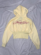 Ninety Girl Shaped Zip Hoodie 