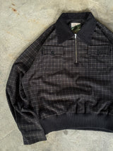 Western Half Zip Check Shirt