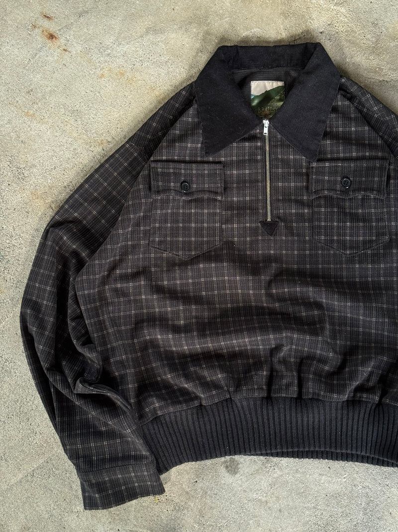 Western Half Zip Check Shirt