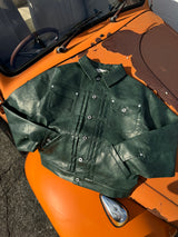 Denim Jacket Type Leather Jacket