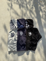 リバーシブルジップフーディー 