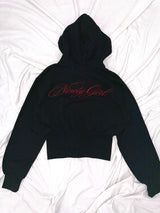 Ninety Girl Shaped Zip Hoodie 
