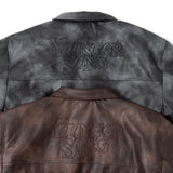 eco leather bomber jacket