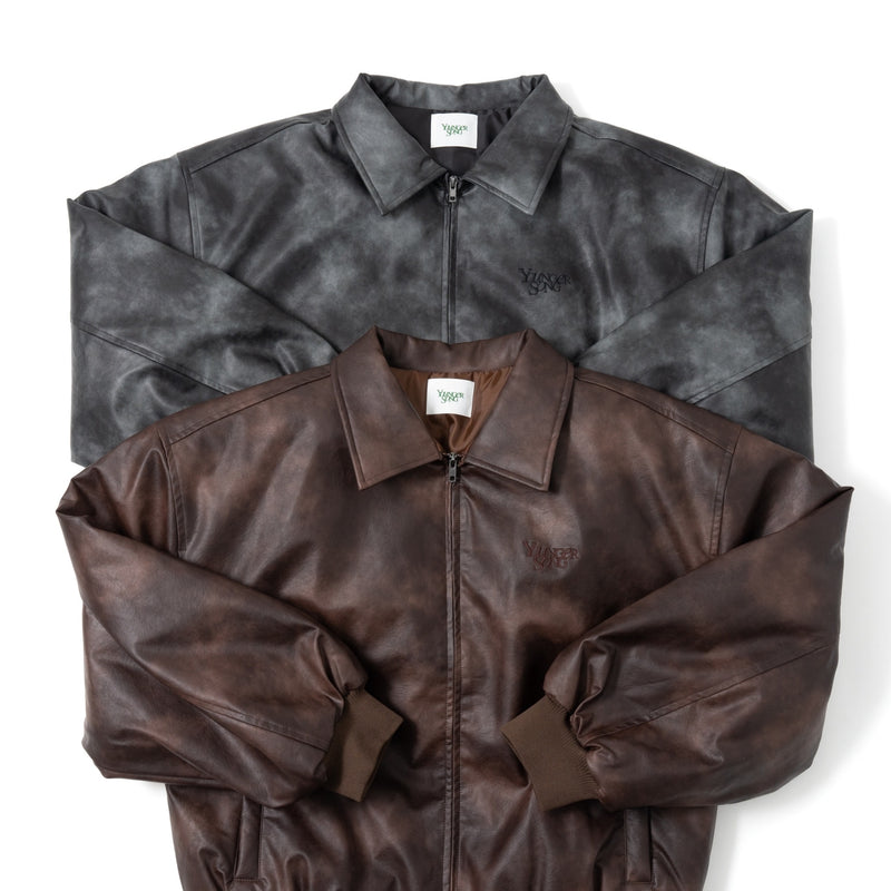 eco leather bomber jacket