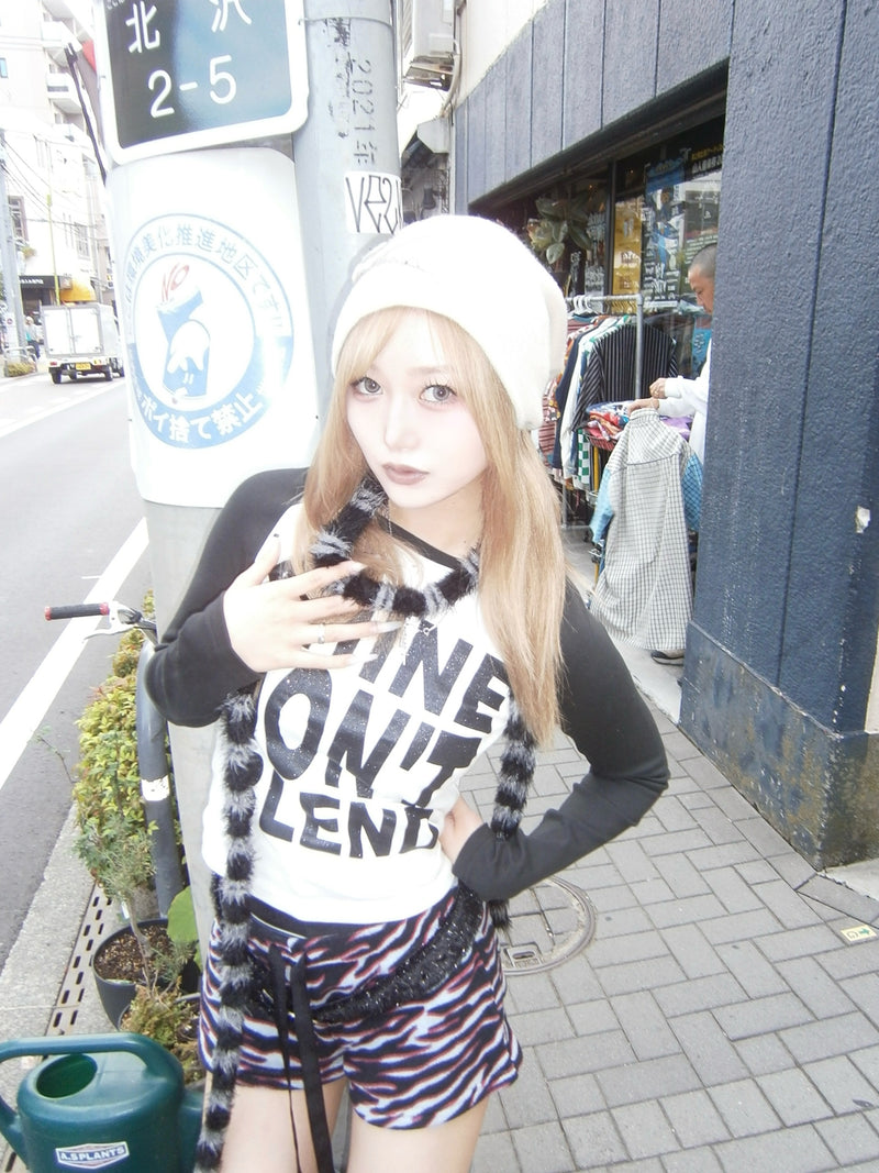 Glitter Gothic Raglan L/S Tee