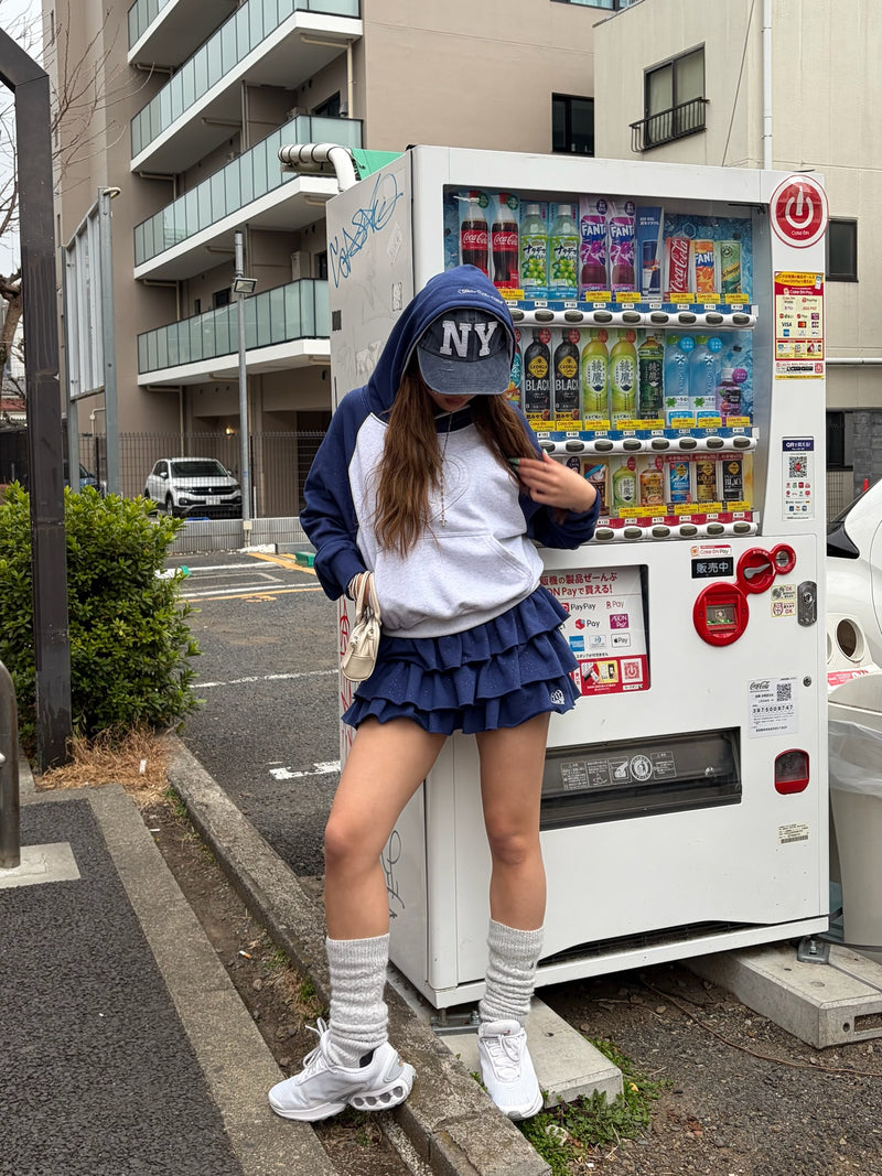 glitter tiered mini skirt – YZ